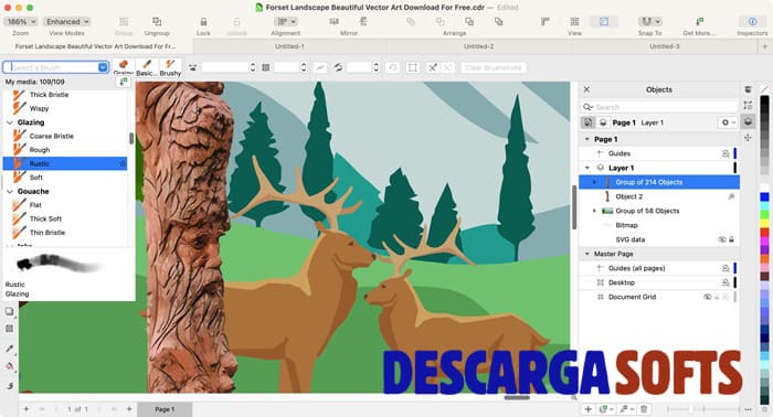 Captura de pantalla de CorelDRAW Graphics Suite Portable Captura de pantalla de CorelDRAW Graphics Suite Portable