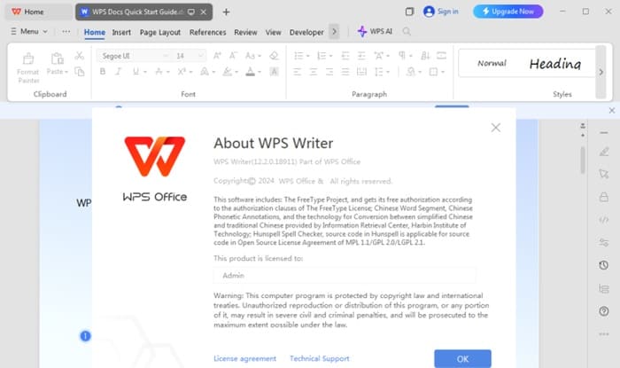 Captura de pantalla de WPS Office Captura de pantalla de WPS Office