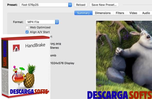 Configuracion sencilla de archivos en HandBrake Configuracion sencilla de archivos en HandBrake