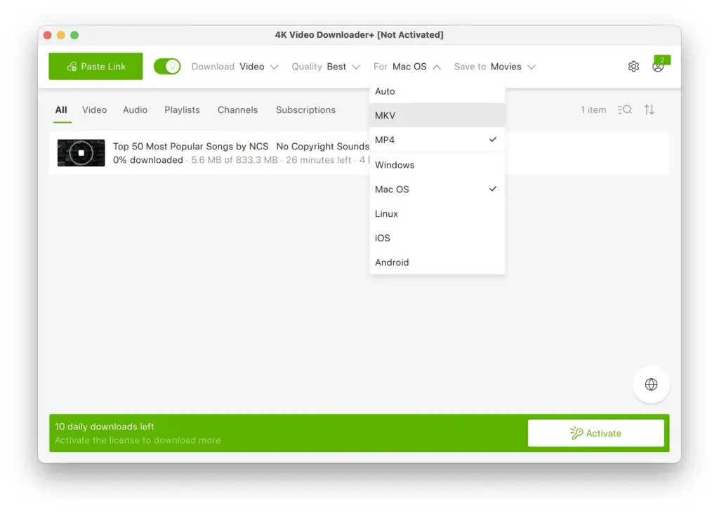 Captura de pantalla de 4K Video Downloader Plus Captura de pantalla de 4K Video Downloader Plus
