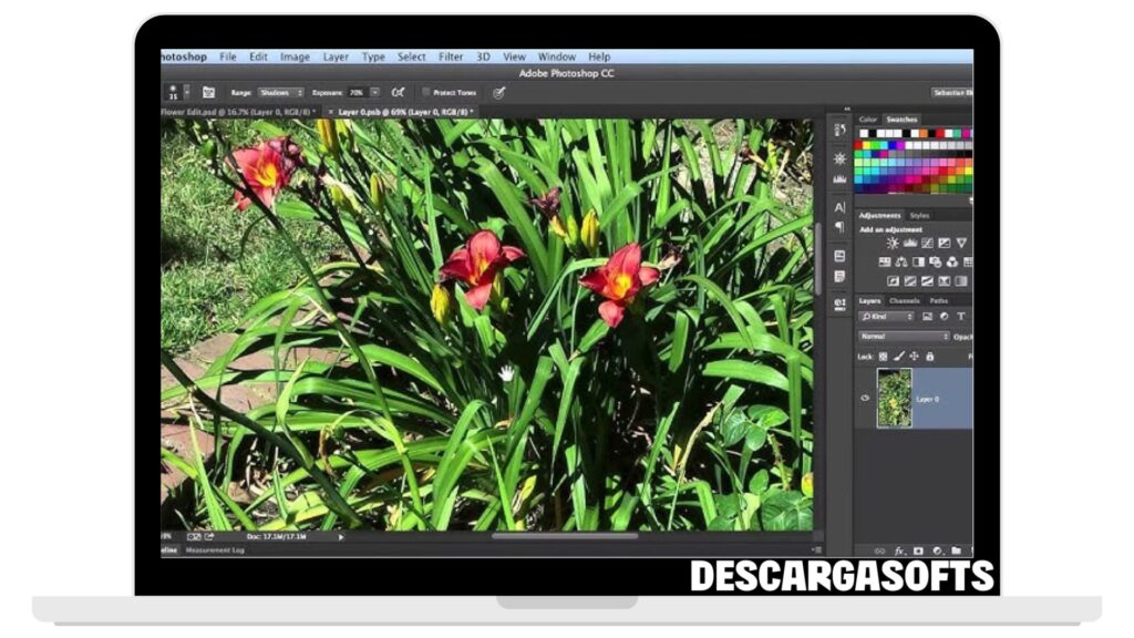 Captura de pantalla de Adobe Photoshop 2