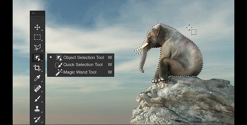 Captura de pantalla de Adobe Photoshop 4