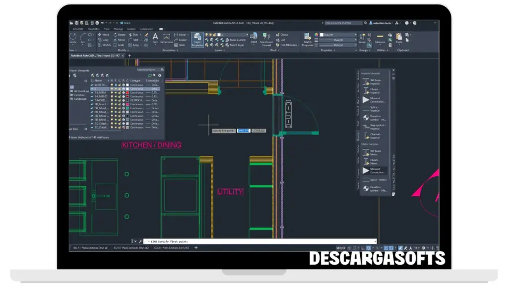 Captura de pantalla de Autodesk AutoCAD 1