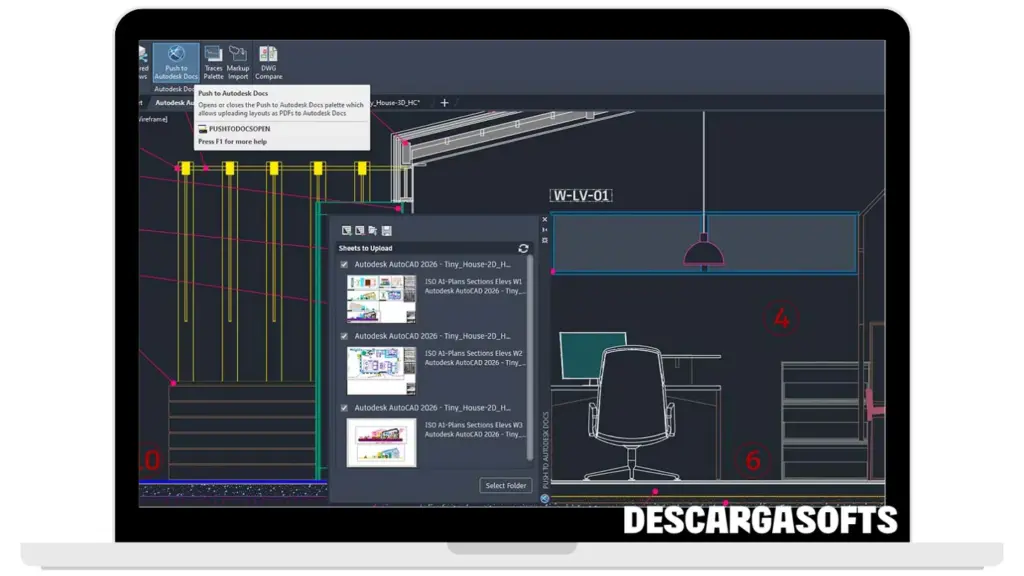 Captura de pantalla de Autodesk AutoCAD 2