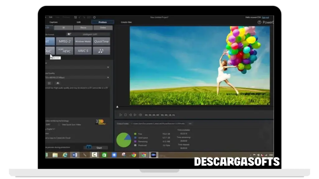 Captura de pantalla de CyberLink PowerDirector Ultimate 2