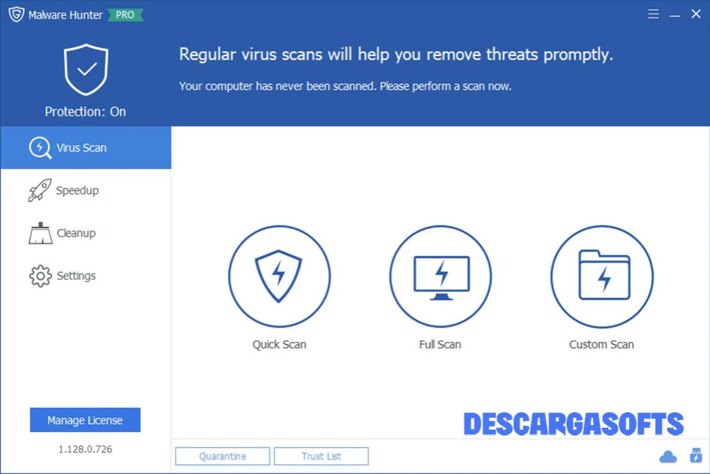 Captura de pantalla de Glary Malware Hunter Pro Captura de pantalla de Glary Malware Hunter Pro