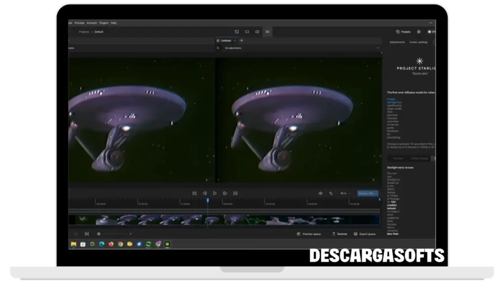 Captura de pantalla de Topaz Video Enhance AI 2