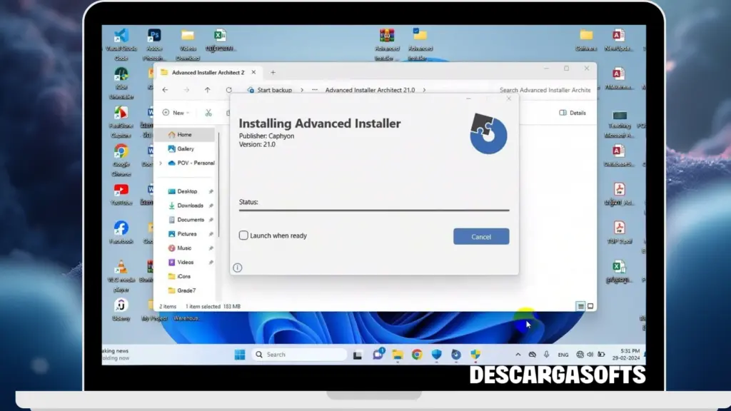 Captura de pantalla de Advanced Installer Architect 2 Captura de pantalla de Advanced Installer Architect 2