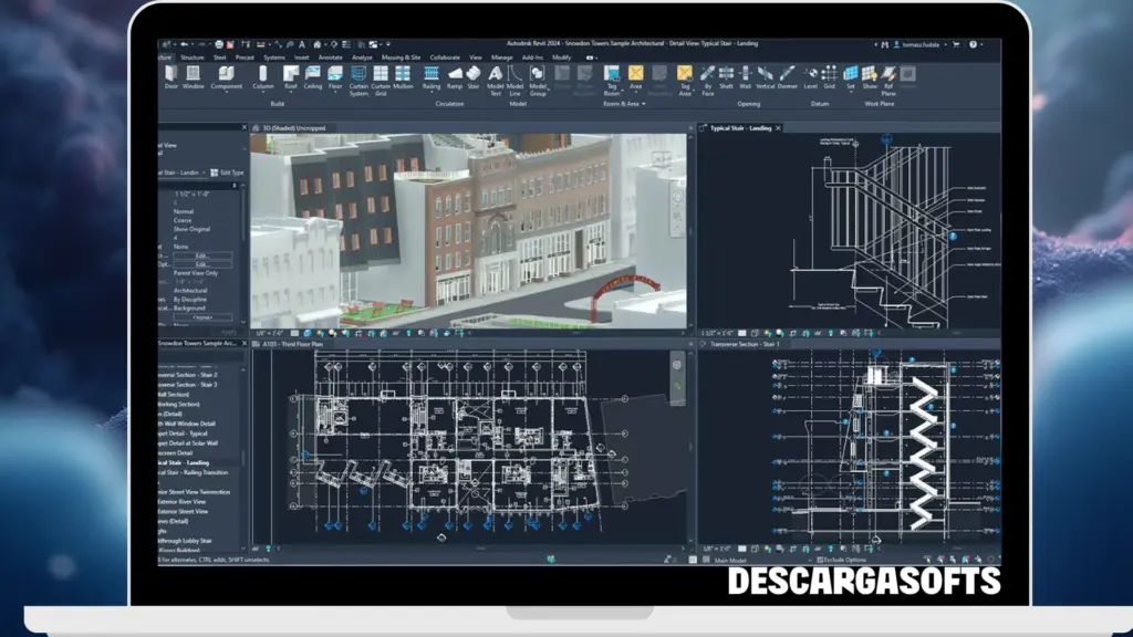 Captura de pantalla de Autodesk Revit 1