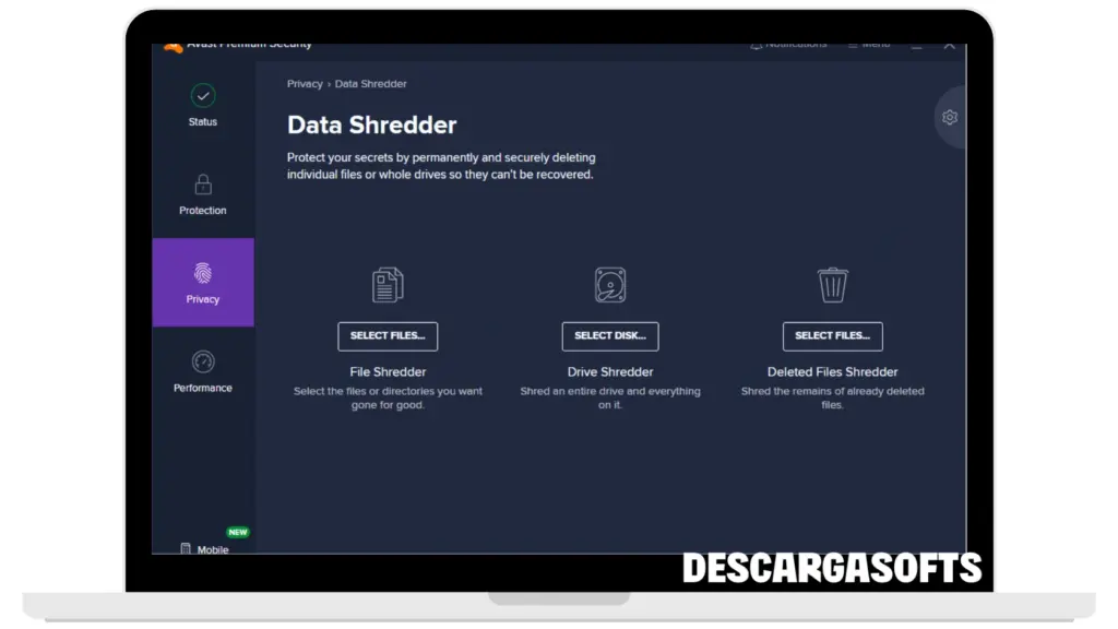 Captura de pantalla de Avast Premium Security 1 Captura de pantalla de Avast Premium Security 1