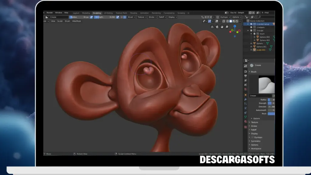 Captura de pantalla de Blender 1 Captura de pantalla de Blender 1