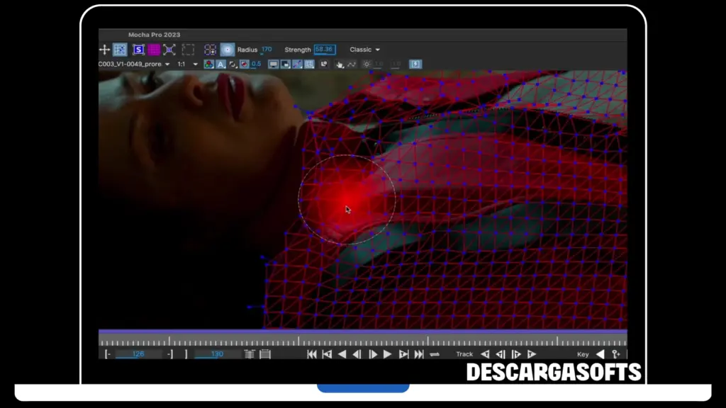 Captura de pantalla de Boris FX Mocha Pro 2