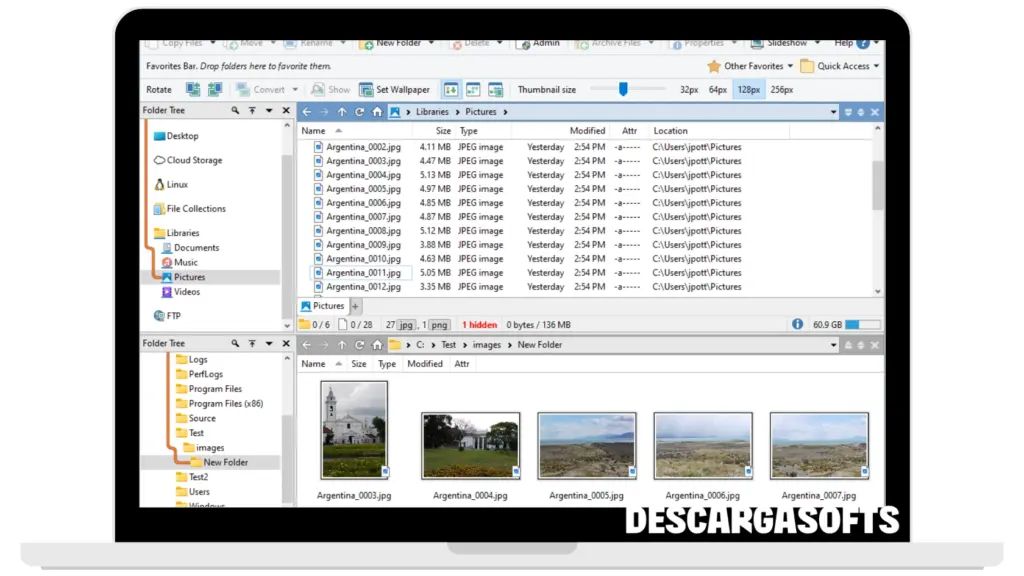 Captura de pantalla de Directory Opus Pro 1 Captura de pantalla de Directory Opus Pro 1