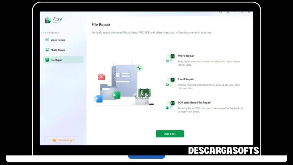 Captura de pantalla de EaseUS Fixo 1 Captura de pantalla de EaseUS Fixo 1