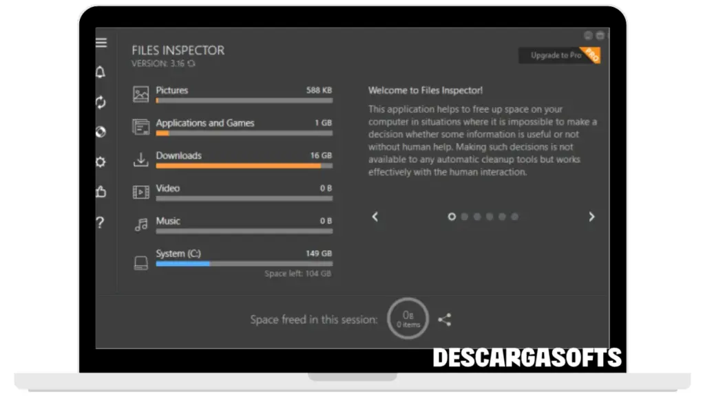Captura de pantalla de Files Inspector Pro 1