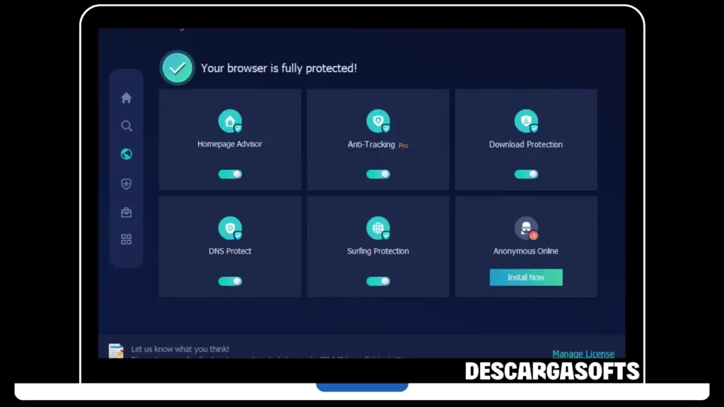 Captura de pantalla de IObit Malware Fighter Pro 1 Captura de pantalla de IObit Malware Fighter Pro 1