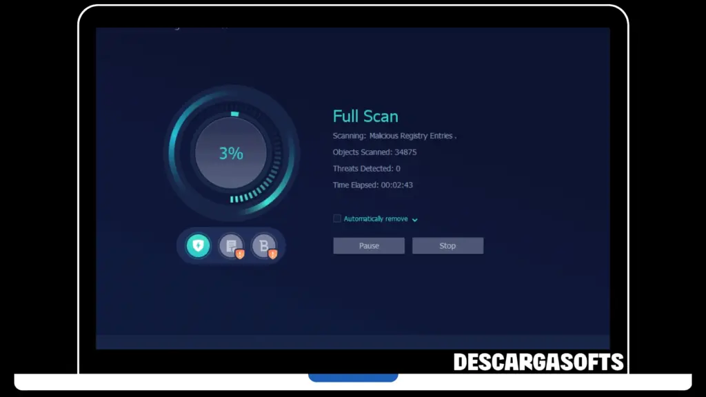 Captura de pantalla de IObit Malware Fighter Pro 2 Captura de pantalla de IObit Malware Fighter Pro 2