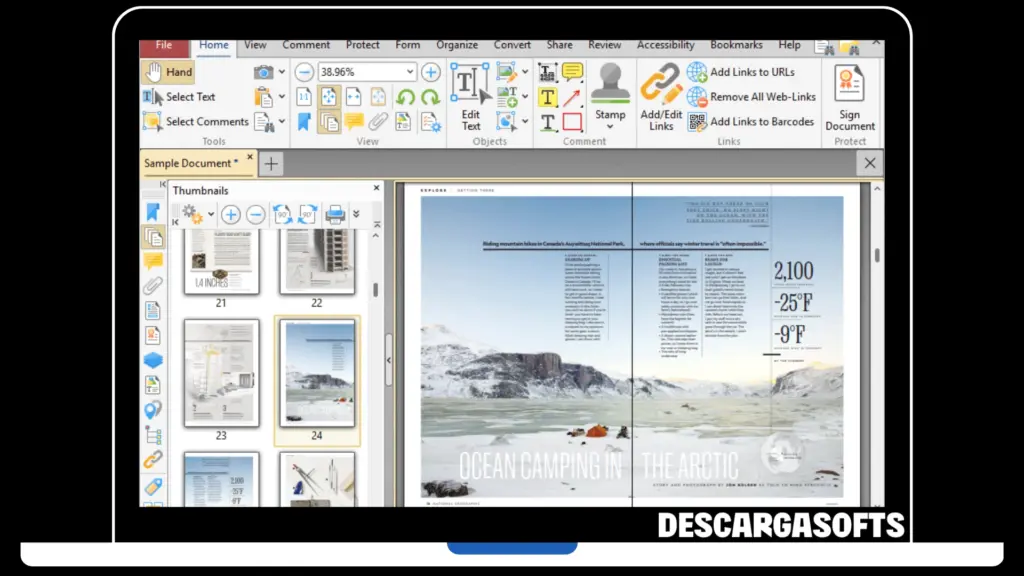 Captura de pantalla de PDF XChange Editor Pro 1 Captura de pantalla de PDF XChange Editor Pro 1