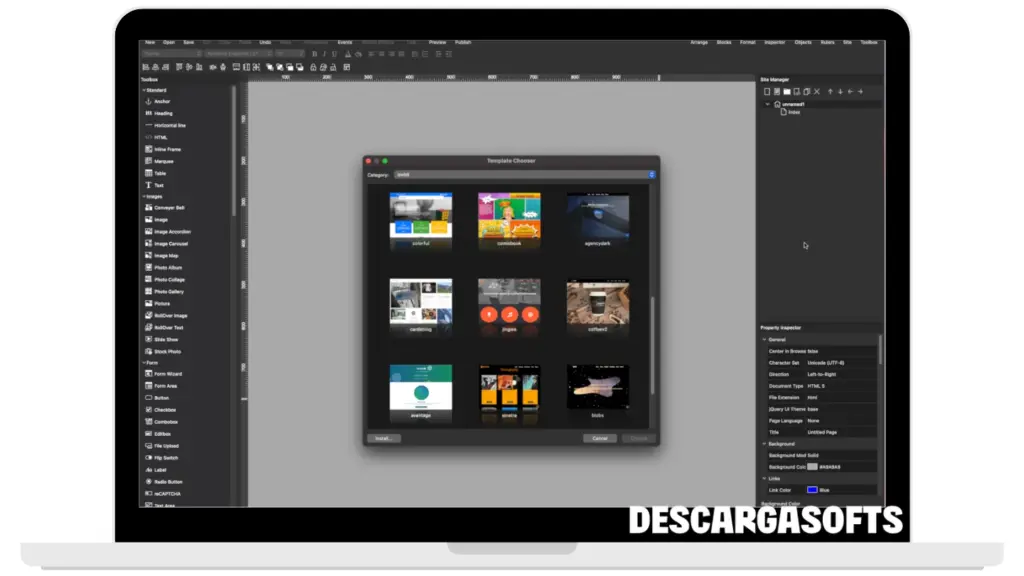 Captura de pantalla de Quick n Easy Web Builder 2