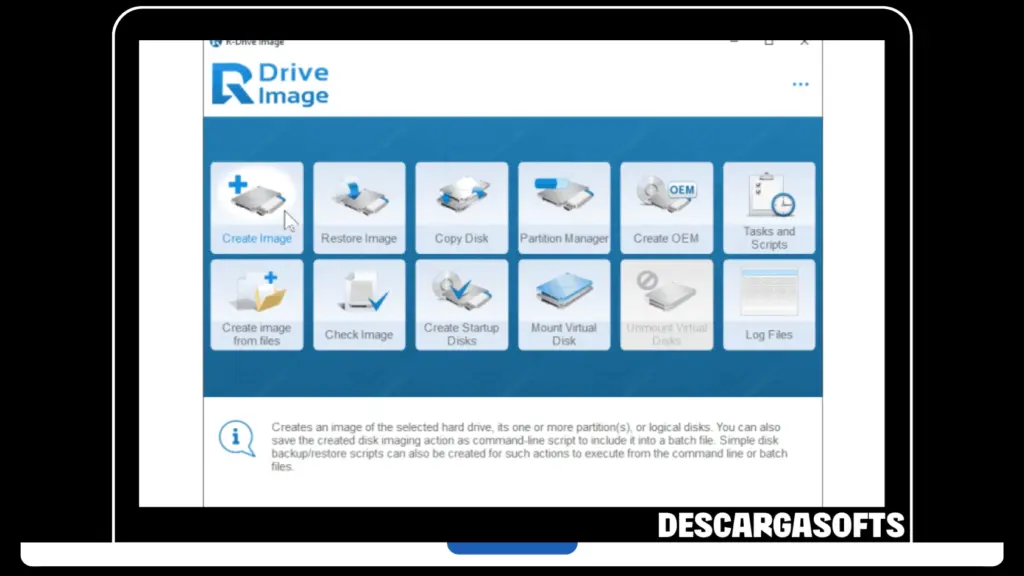 Captura de pantalla de R Tools R Drive Image 1 Captura de pantalla de R Tools R Drive Image 1