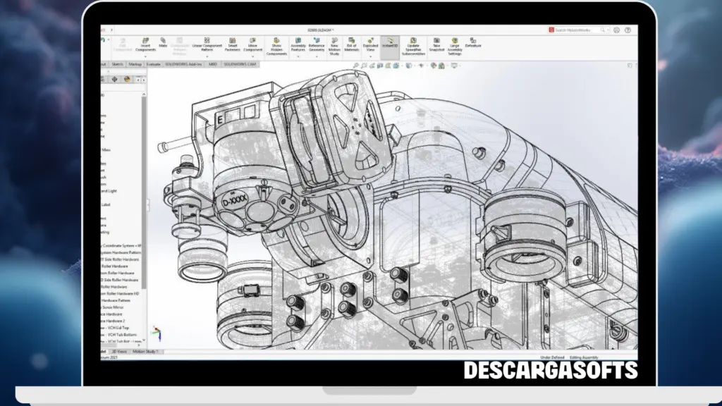Captura de pantalla de SolidWorks 1
