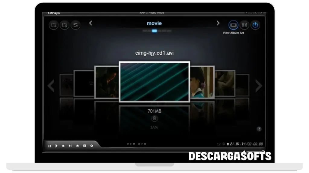 Captura de pantalla de The KMPlayer 1