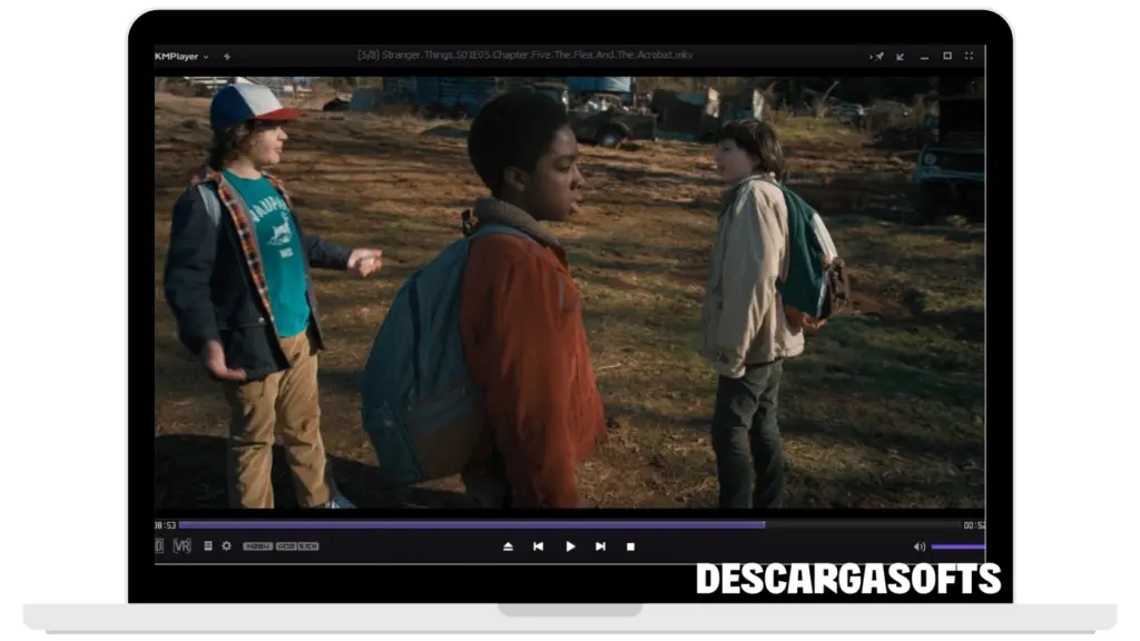 Captura de pantalla de The KMPlayer 2