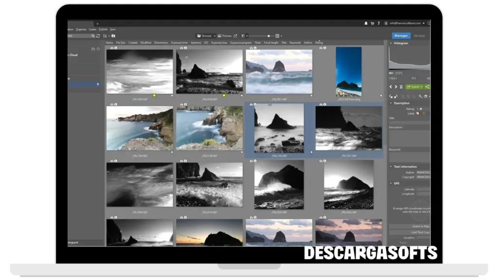 Captura de pantalla de Zoner Photo Studio X 1 Captura de pantalla de Zoner Photo Studio X 1