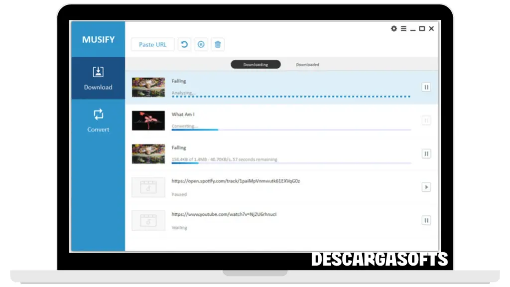 Captura de pantalla de iTubeGo Musify 2 Captura de pantalla de iTubeGo Musify 2