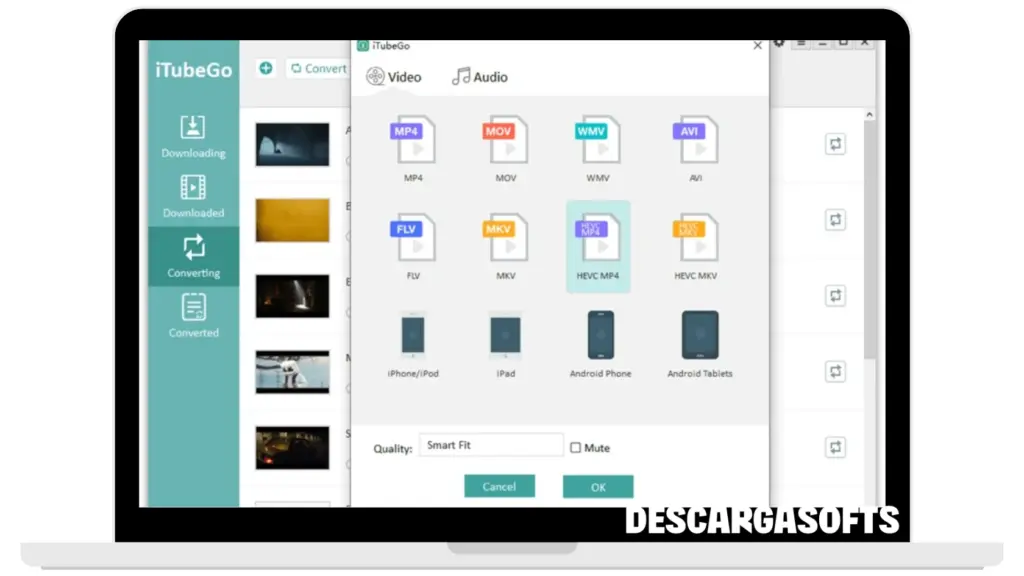 Captura de pantalla de iTubeGo YouTube Downloader 1 Captura de pantalla de iTubeGo YouTube Downloader 1