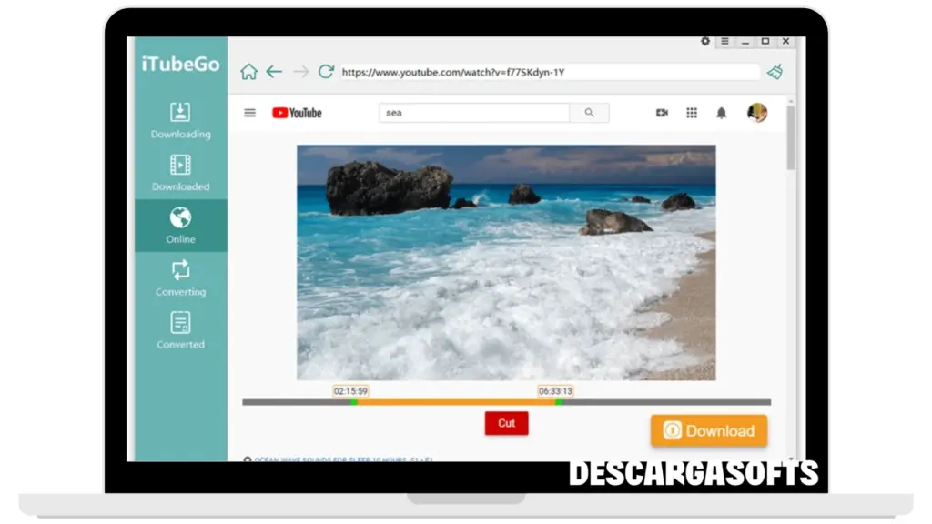 Captura de pantalla de iTubeGo YouTube Downloader 2 Captura de pantalla de iTubeGo YouTube Downloader 2