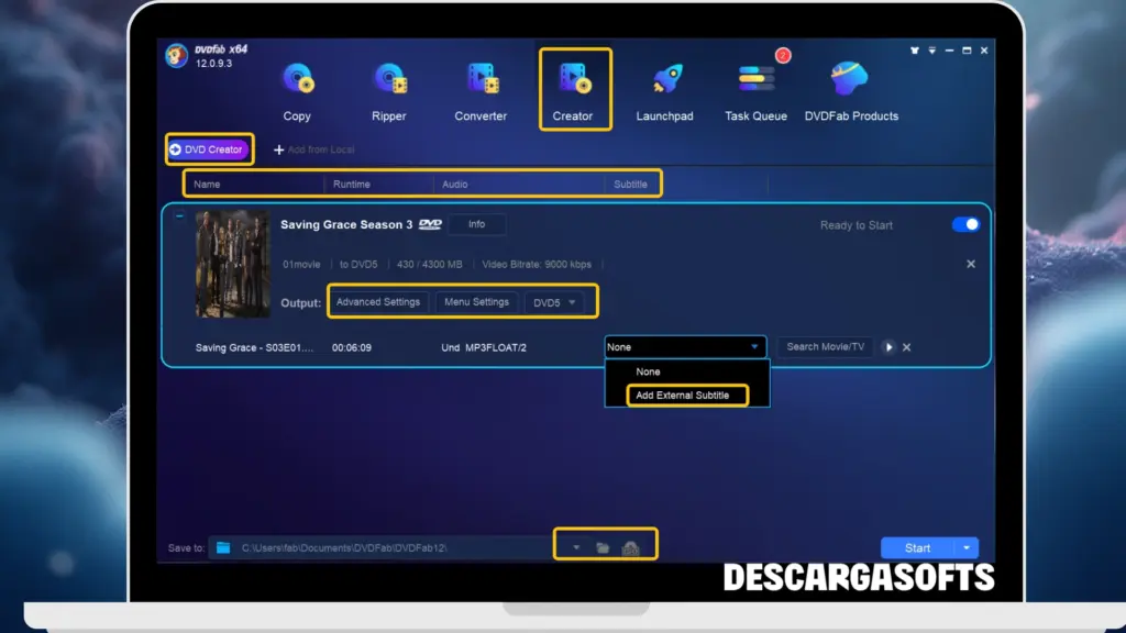 Descarga gratuita de DVDFab 1